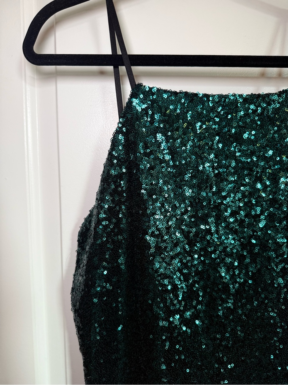Lulu's Glam Sequin Mini Dress with Spaghetti Straps - Picture 2 of 8